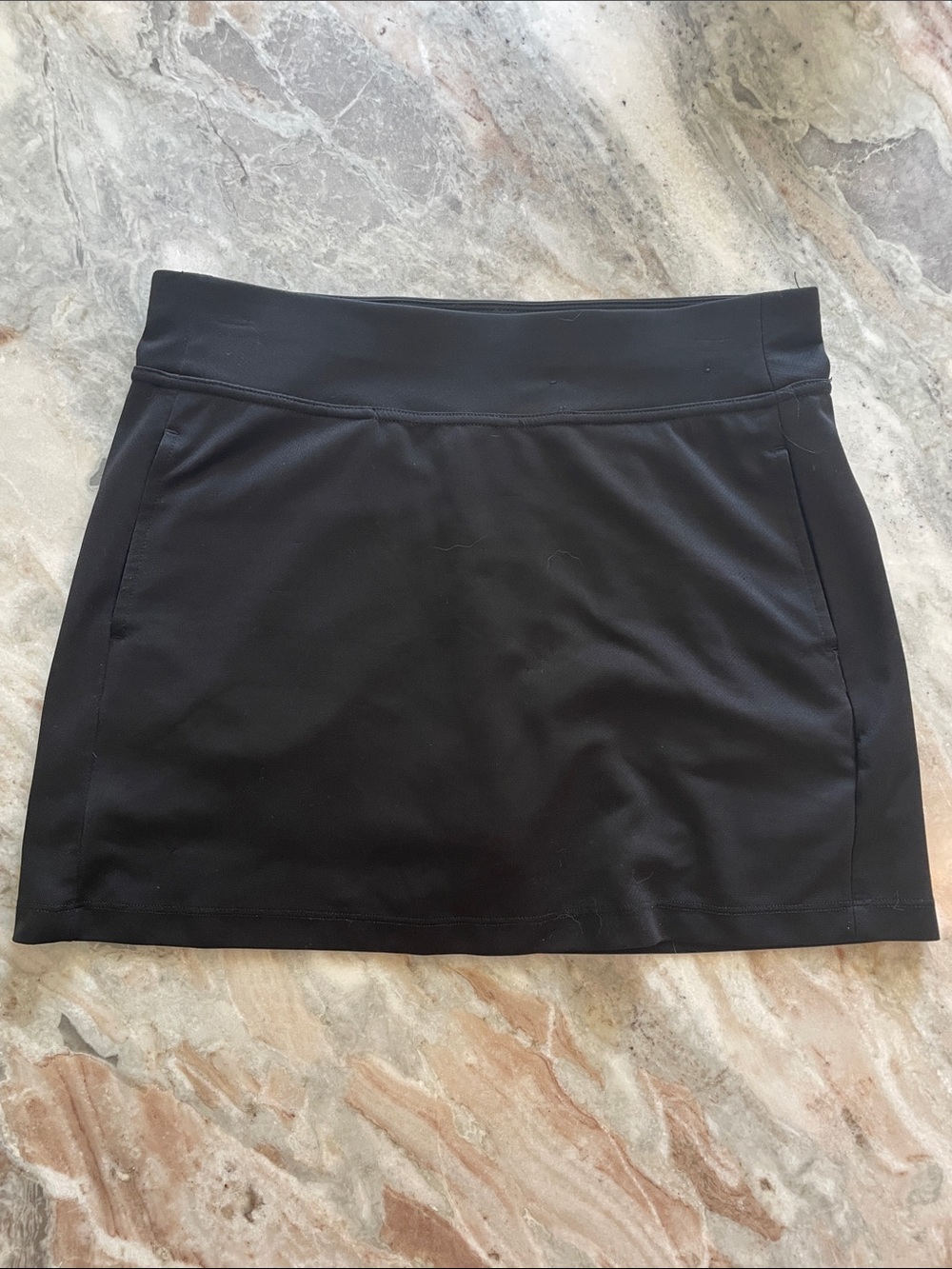 PGA Tour Black Active Mini Skort
